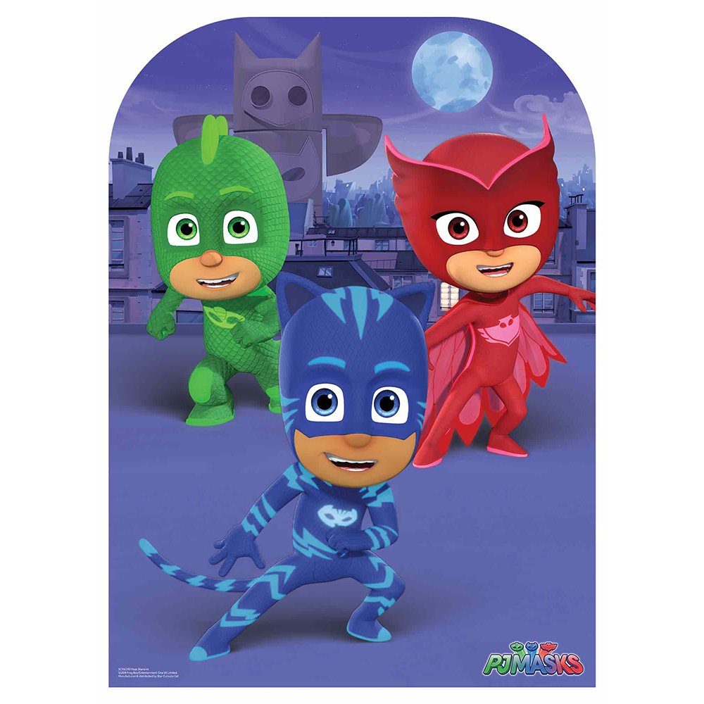 Star Cutouts PJ Masks Stand In Cardboard Cutout