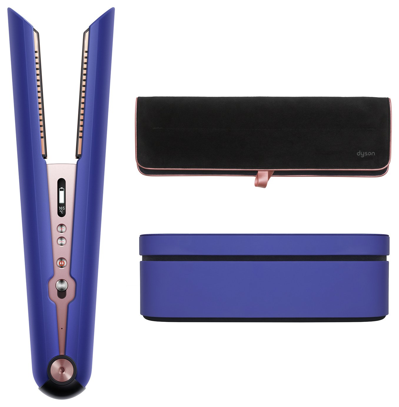 Dyson Corrale Cordless Hair Straightener & Case - Blue/Rose