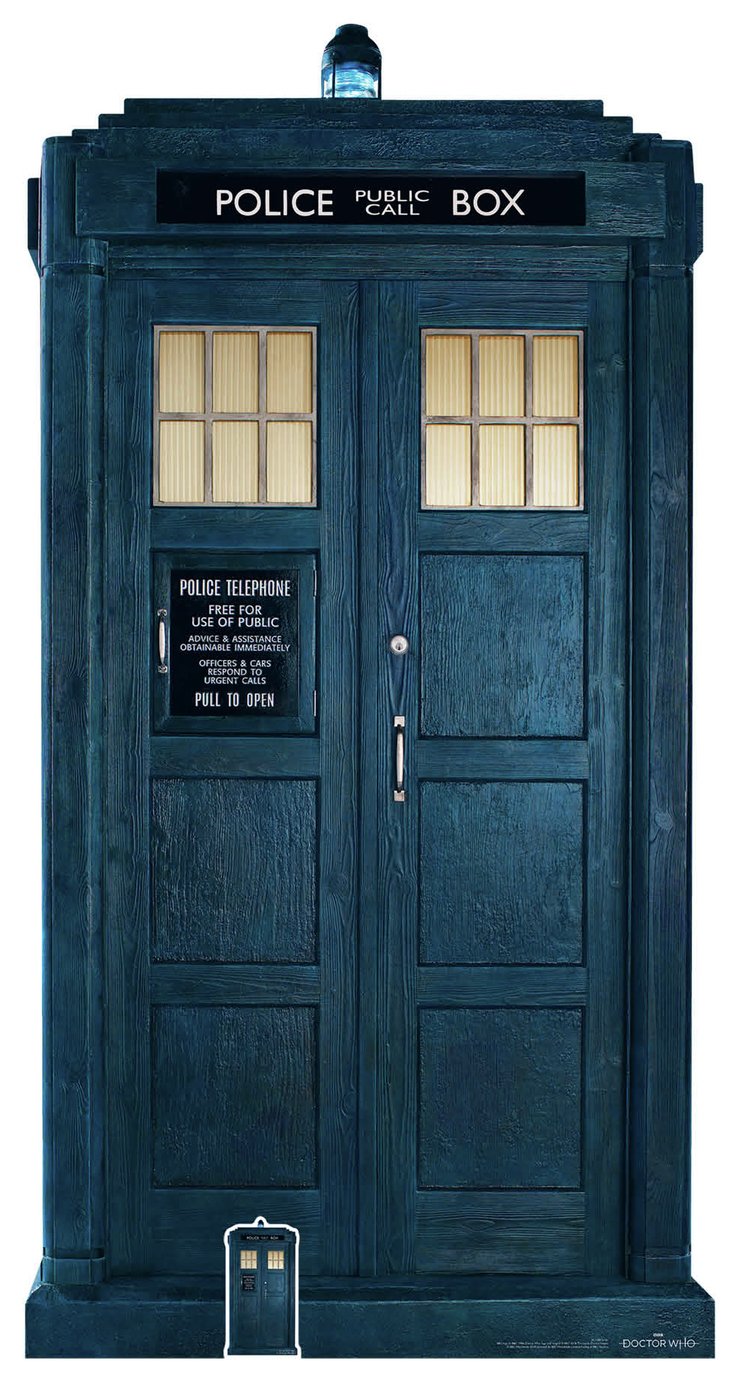 Star Cutouts Doctor Who 13th Tardis Cardboard Cutout