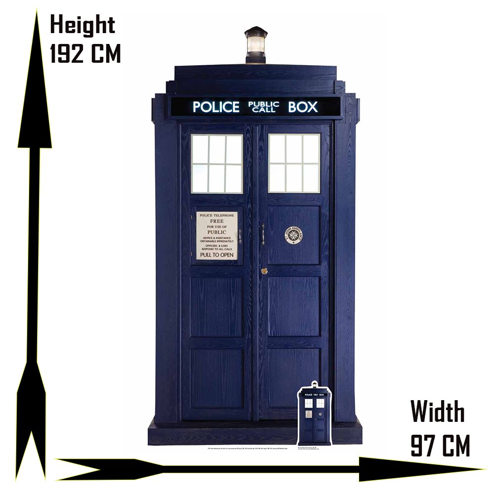 Star Cutouts Doctor Who The Tardis Cardboard Cutout Review