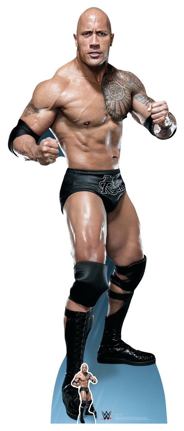 Star Cutouts WWE The Rock Cardboard Cutout