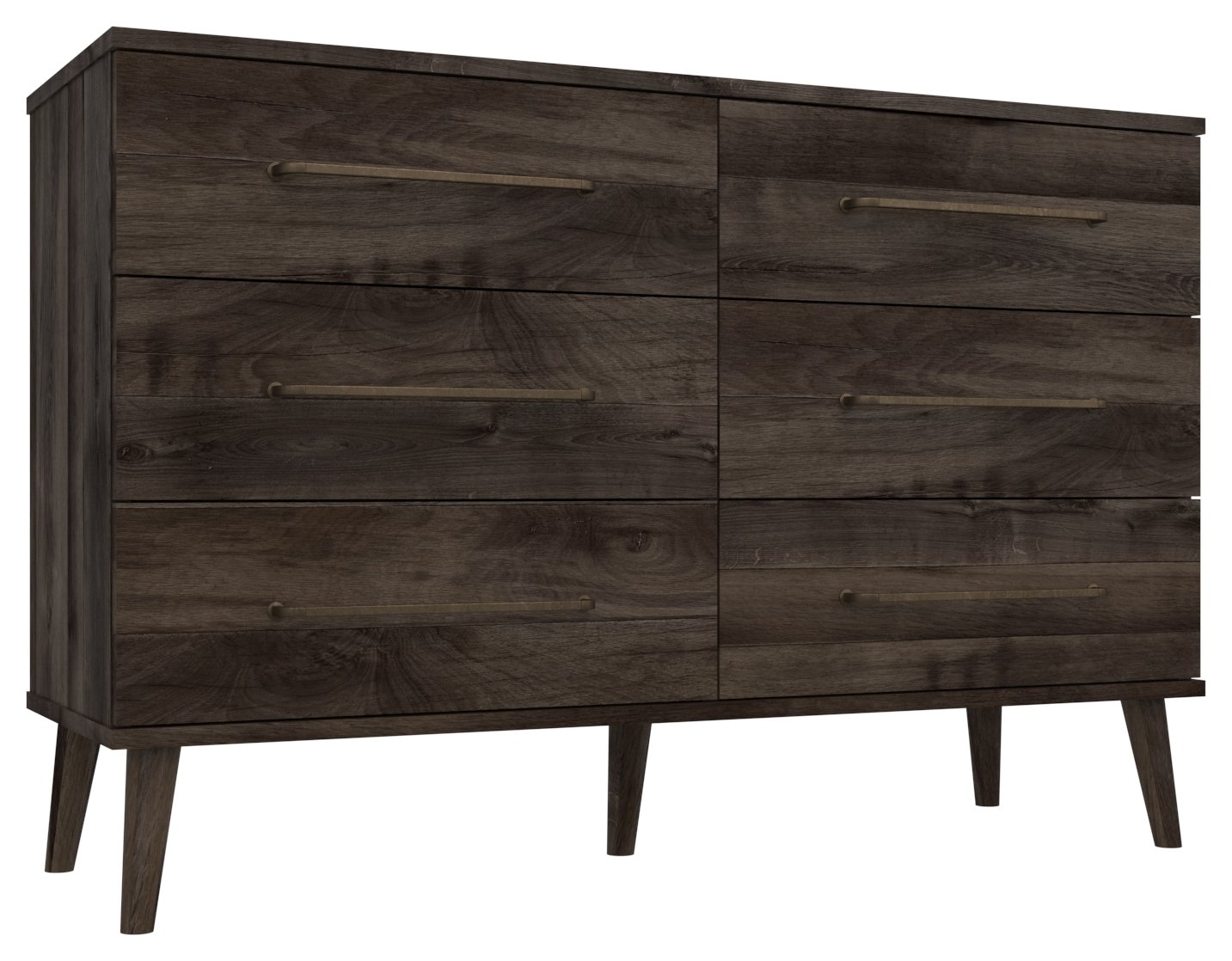 Sherwood 3 3 Drawer Chest - Dark Oak