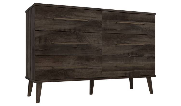 Sherwood 6 Drawer Chest - Dark Oak