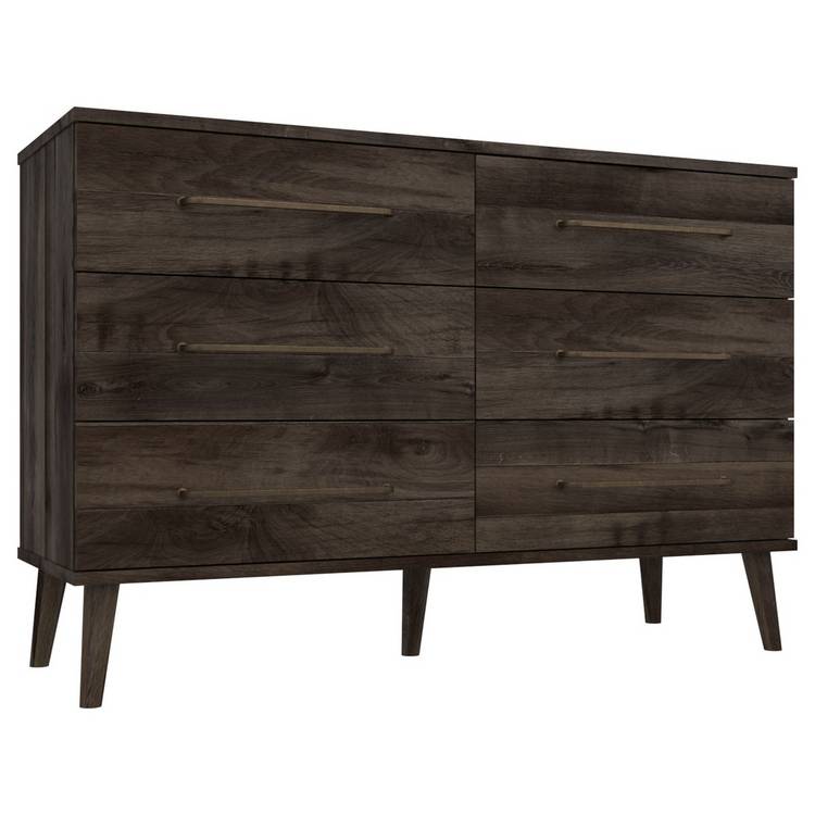Sherwood 6 Drawer Chest - Dark Oak 0