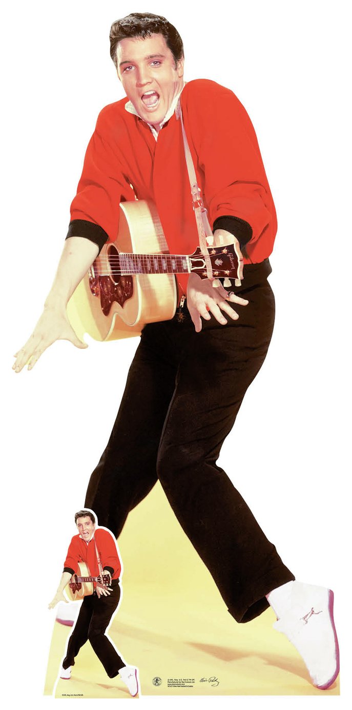 Star Cutouts Elvis Red Jacket Cardboard Cutout