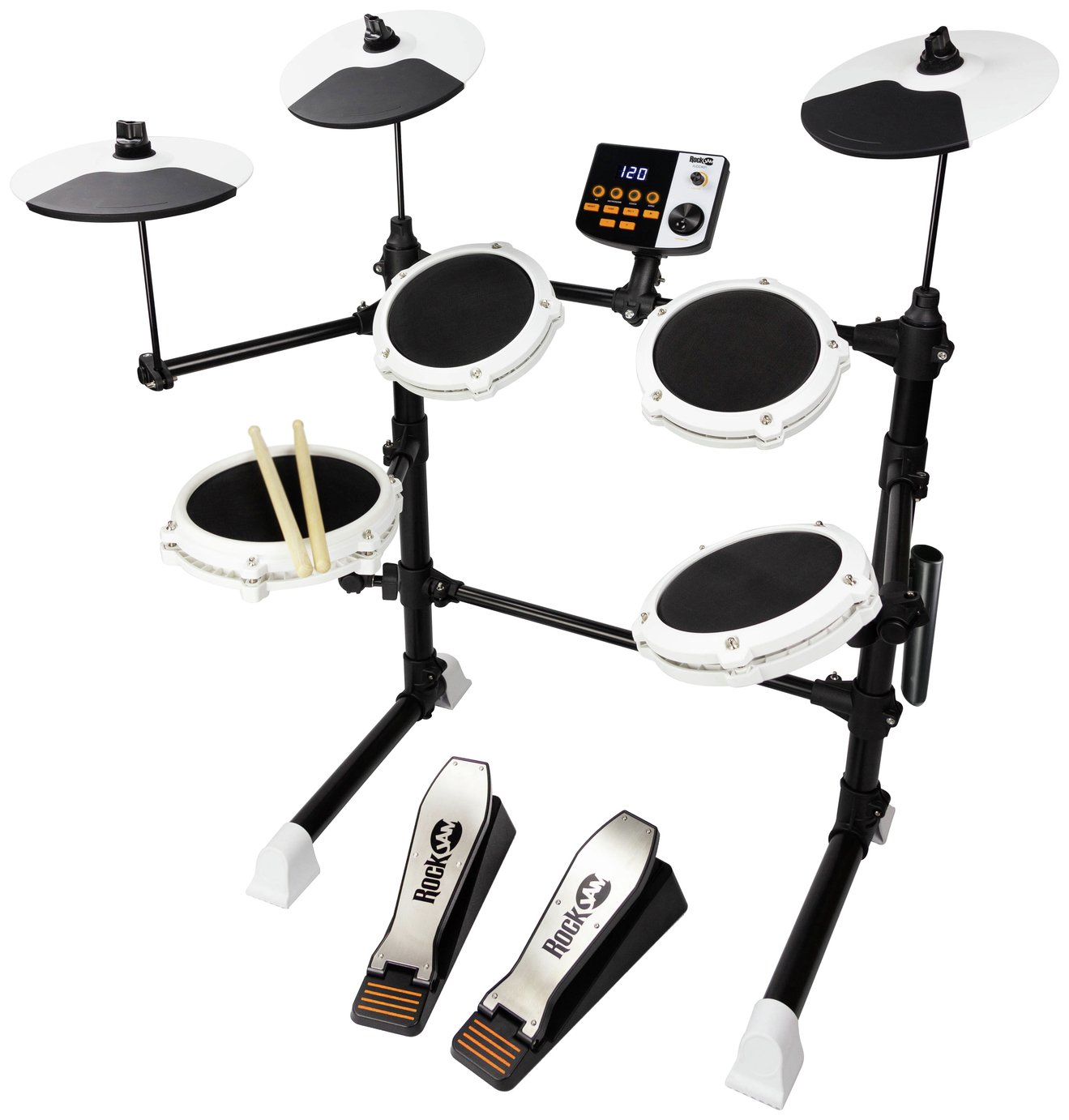 RockJam Electronic Drum Kit With Mesh Heads