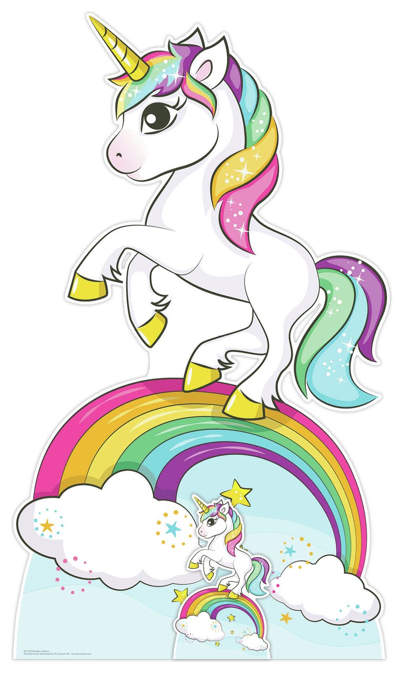 Star Cutouts Rainbow Unicorn Cardboard Cutout Review