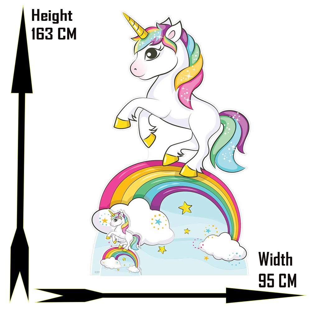 Star Cutouts Rainbow Unicorn Cardboard Cutout Review