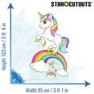 Rainbow Unicorn Cardboard Standup