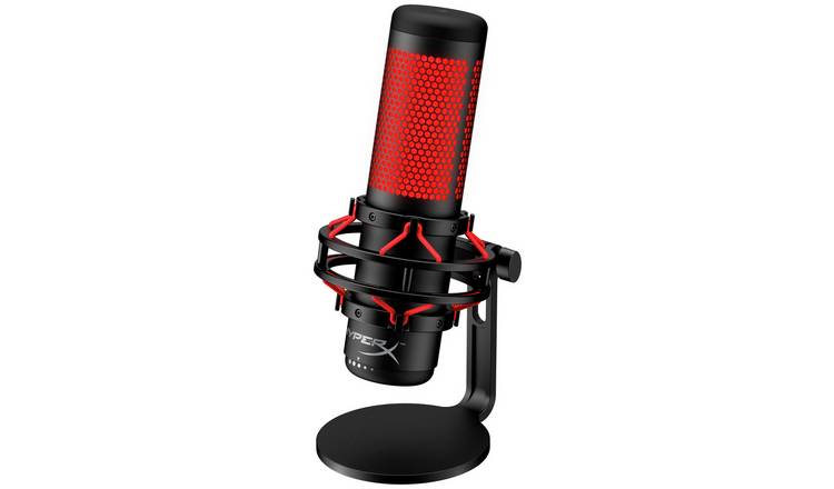 Buy HyperX QuadCast Corded Gaming Microphone - Black | PC gaming  accessories | Argos