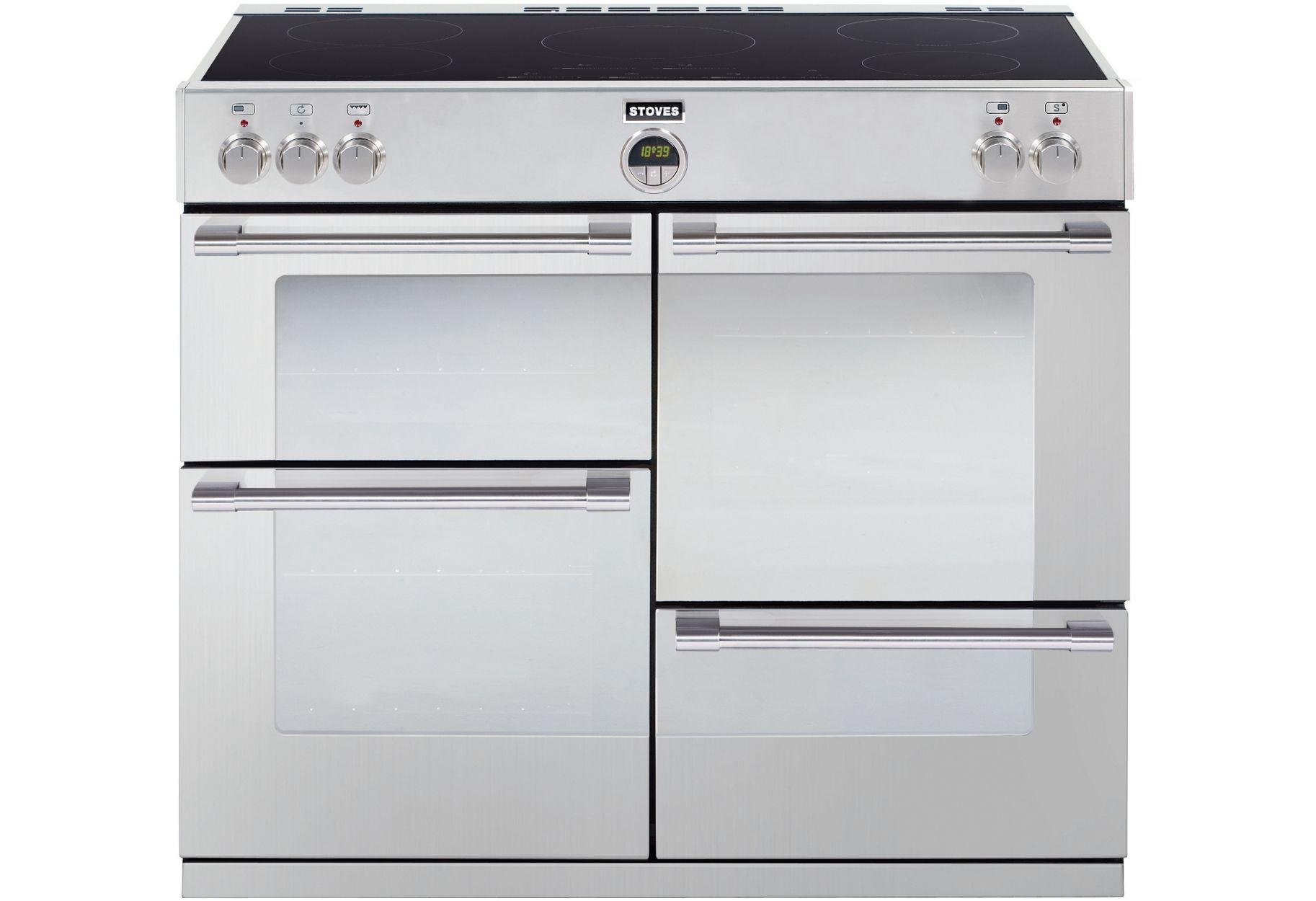 Stoves Sterling 1100Ei Induction Range Cooker - S/Steel