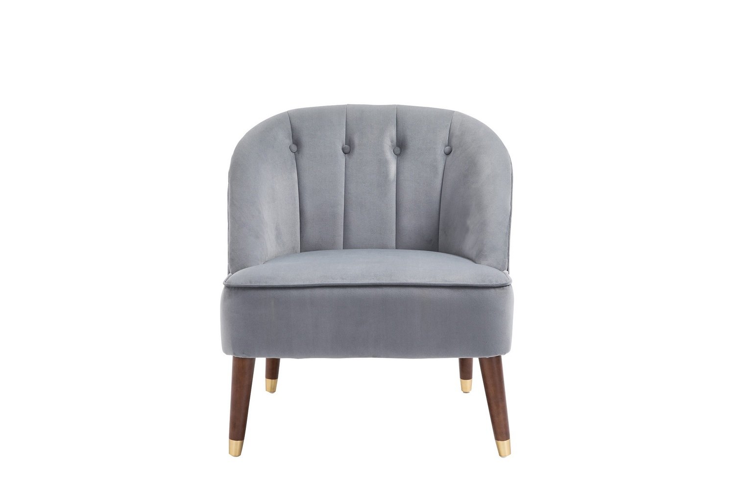 Birlea Alexa Fabric Accent Chair - Grey