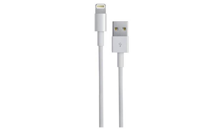 Buy Apple Lightning to USB 1 Metre Cable | Mobile phone chargers | Argos