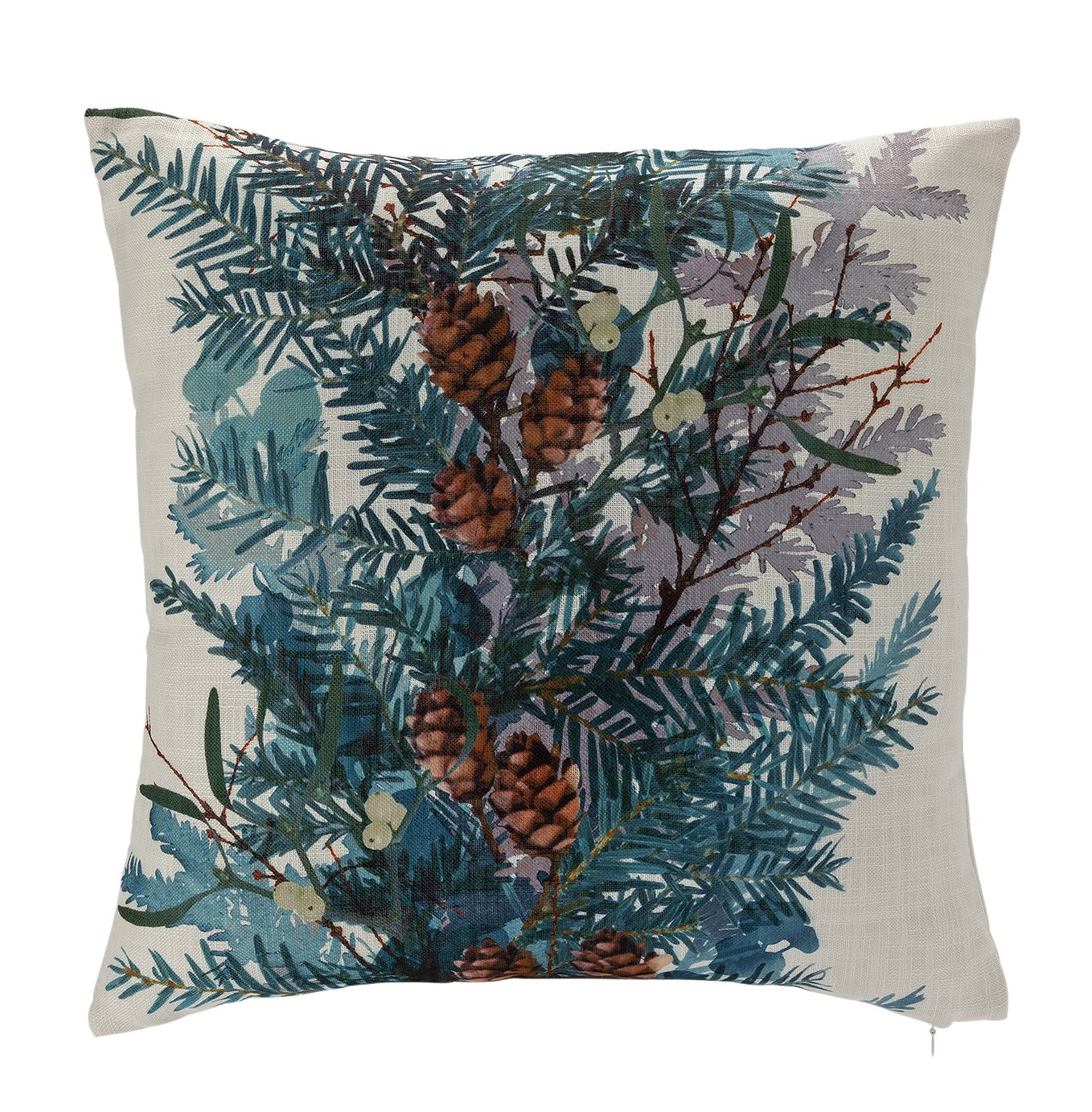 Argos Home Winter's Cabin Foliage Cushion