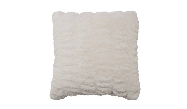 Buy Argos Home Winter S Cabin Fur Cushion White Cushions