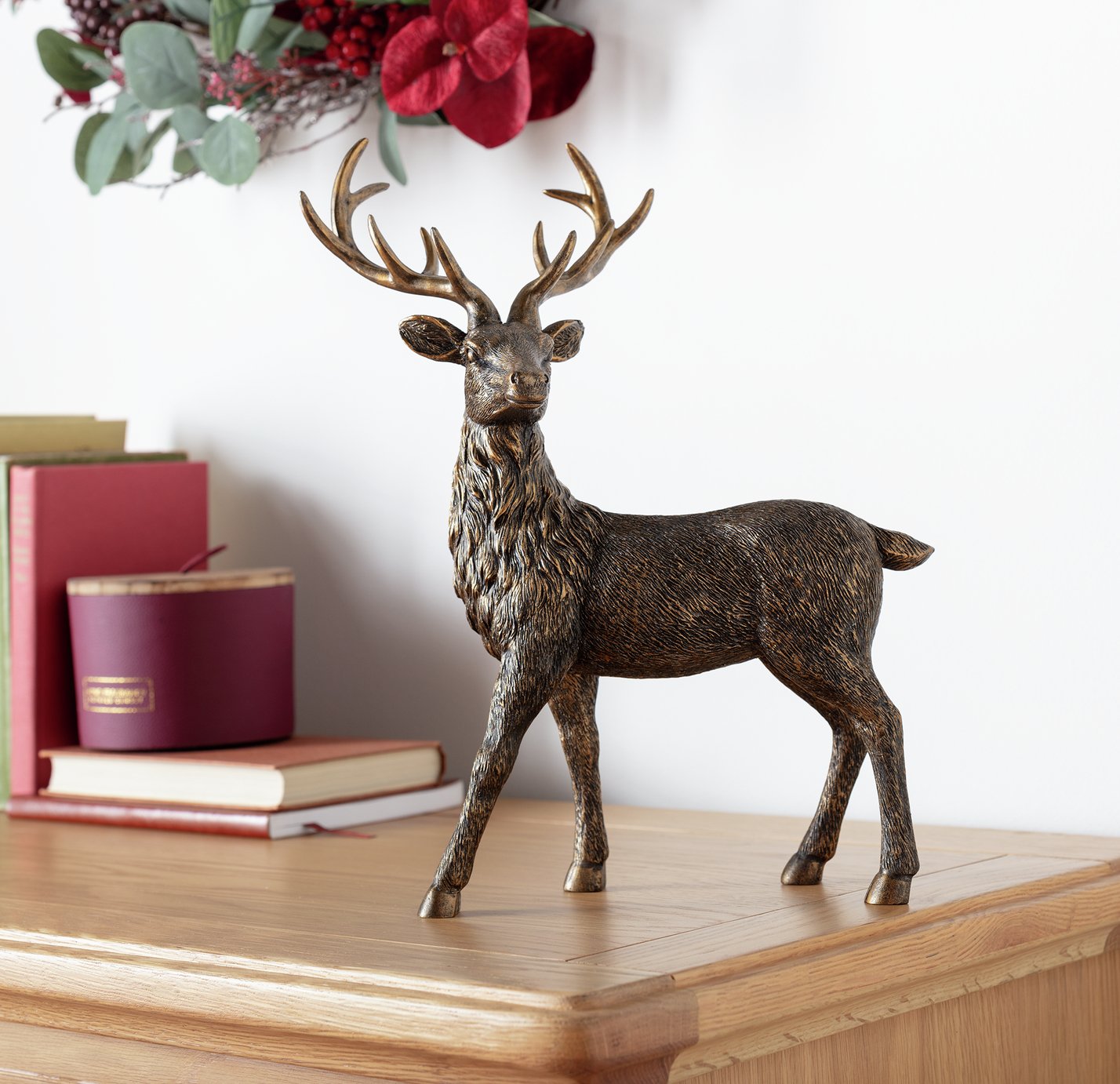 Argos Home Berry Christmas Stag