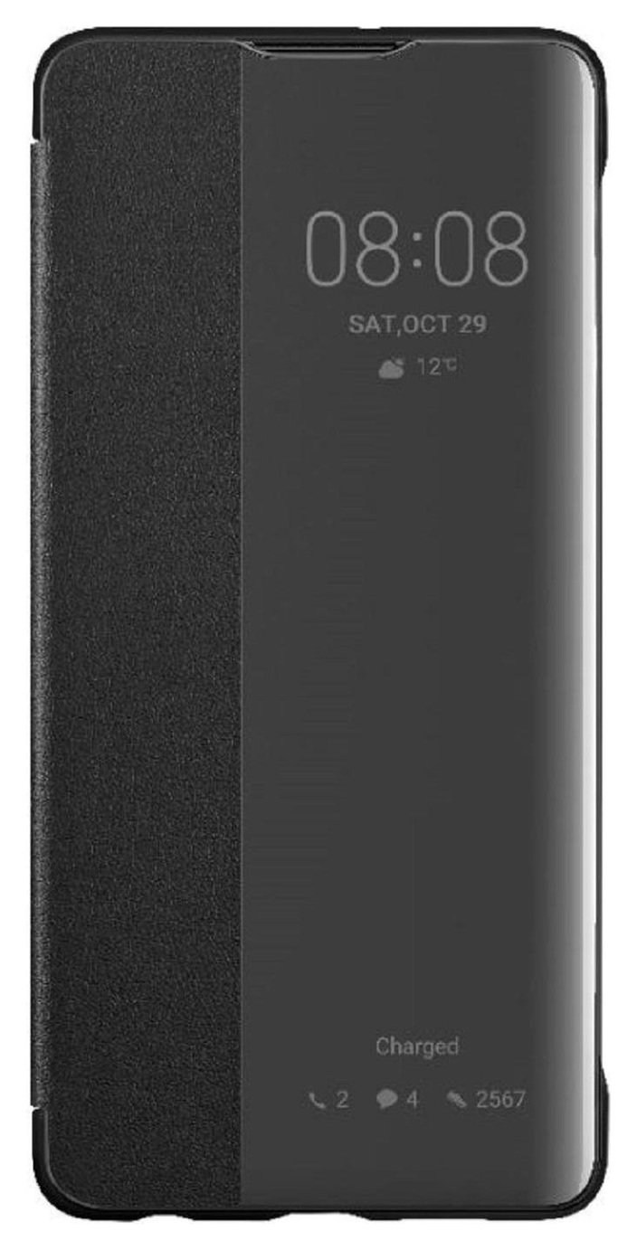 Huawei P30 SmartView Flip Phone Cover - Black