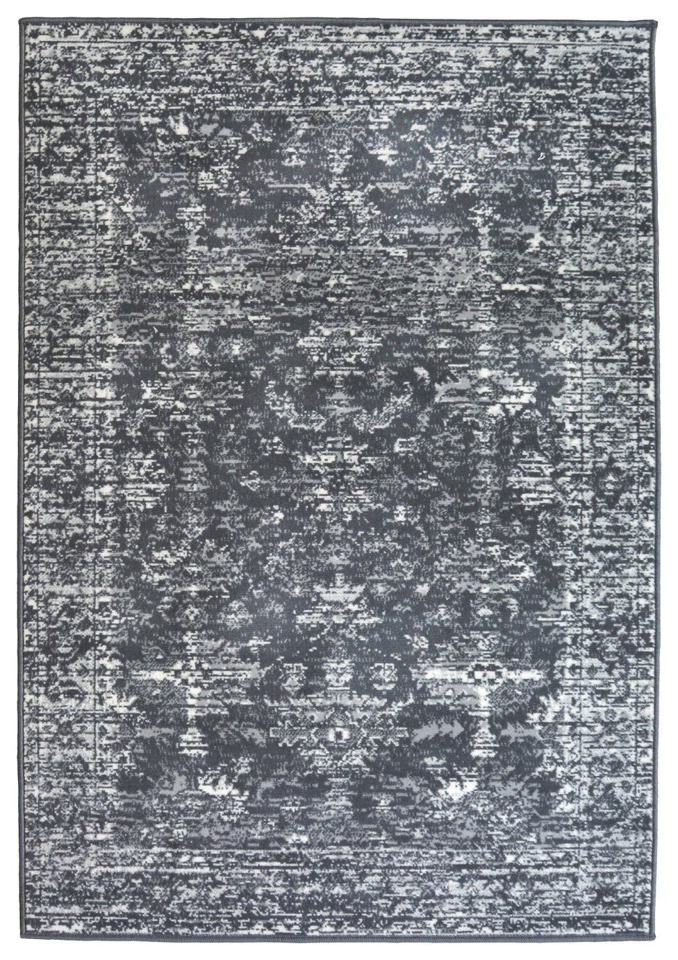 Homemaker Traditional Design Rug - 80x150cm - Charcoal 