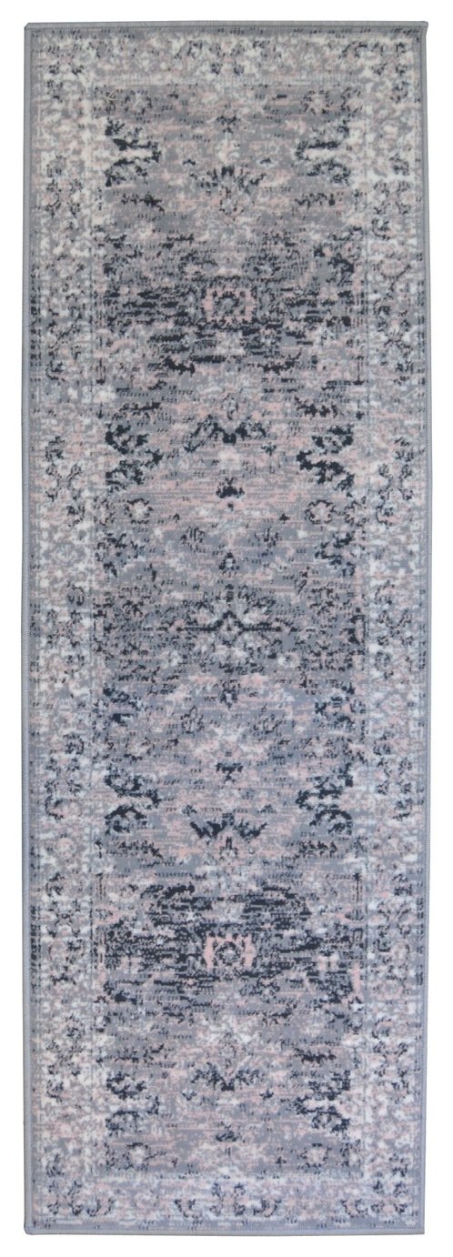 Homemaker Traditional Design Runner - 200x67cm - Grey Blush 