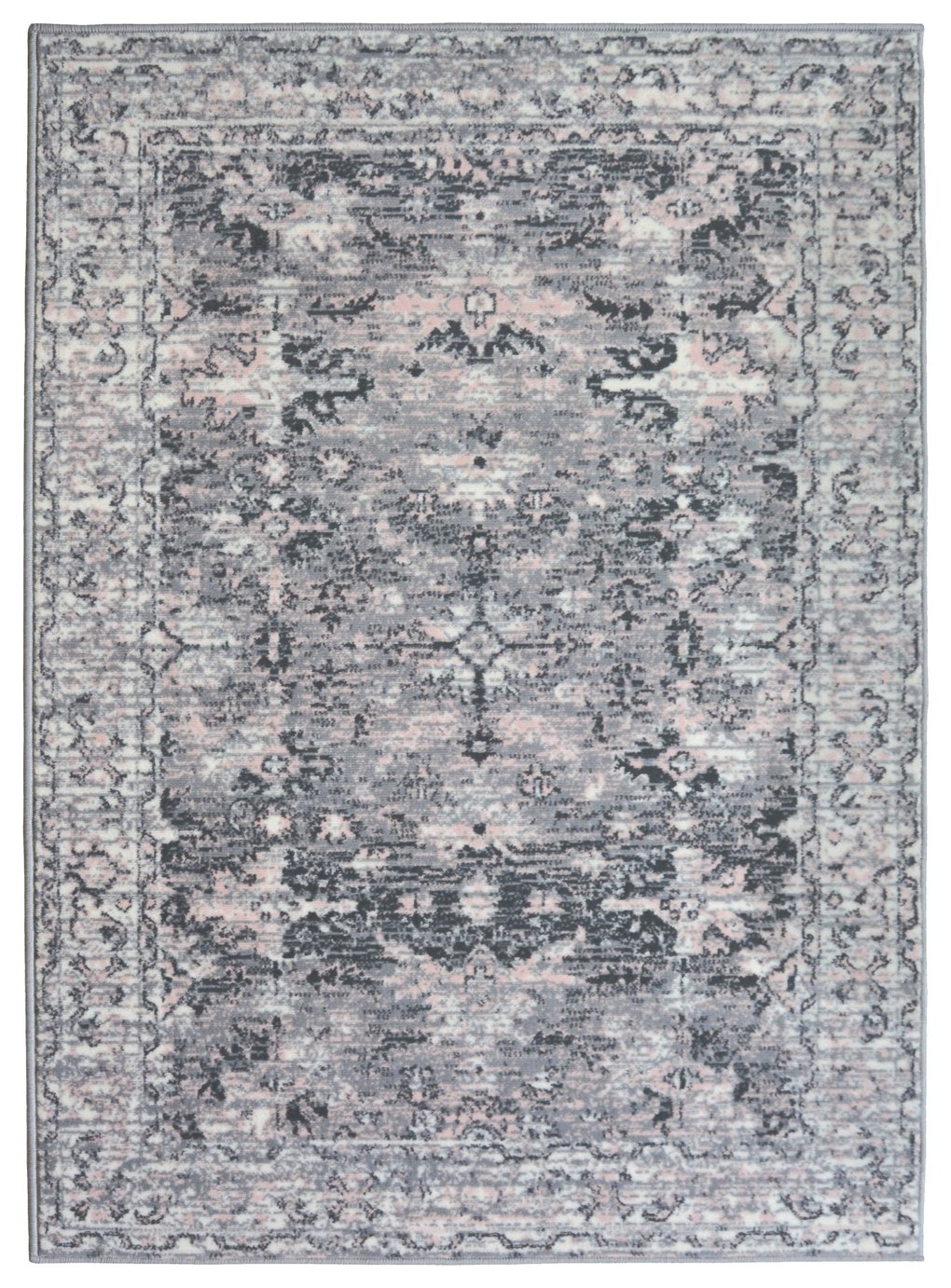 Homemaker Traditional Design Rug - 160x230cm - Grey Blush