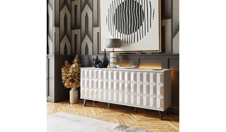 Frank Olsen Elevate Smart 3 Door Sideboard - White