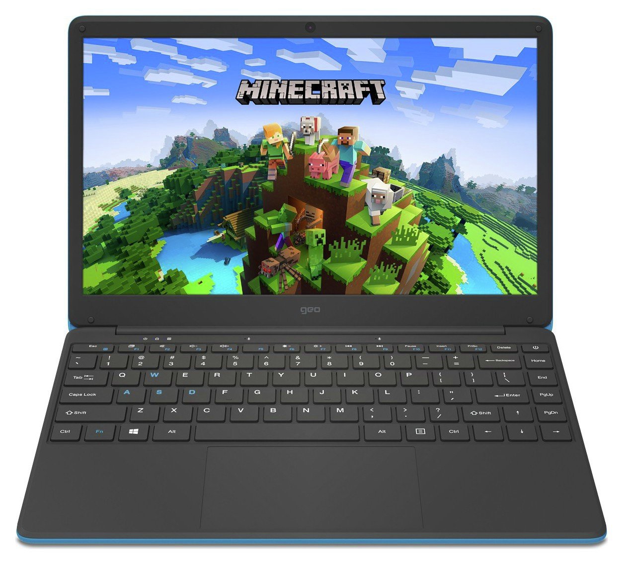 GeoBook 140 Minecraft 14in Celeron 4GB 64GB Laptop - Blue
