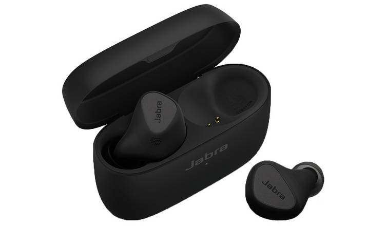 Buy Jabra Elite 5 True Wireless ANC Earbuds - Titanium Black | Noise  cancelling headphones | Argos