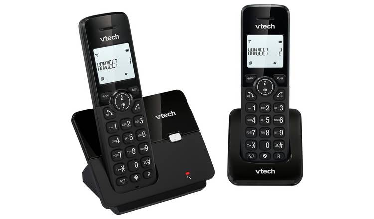 Vtech téléphone sans fil (1 unité, noir) - cordless phone (1 unit, black), Delivery Near You