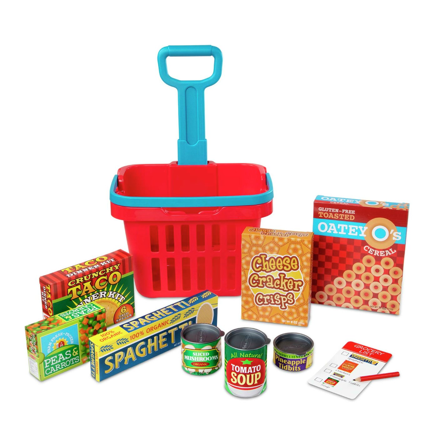 Melissa & Doug Grocery Basket Playset