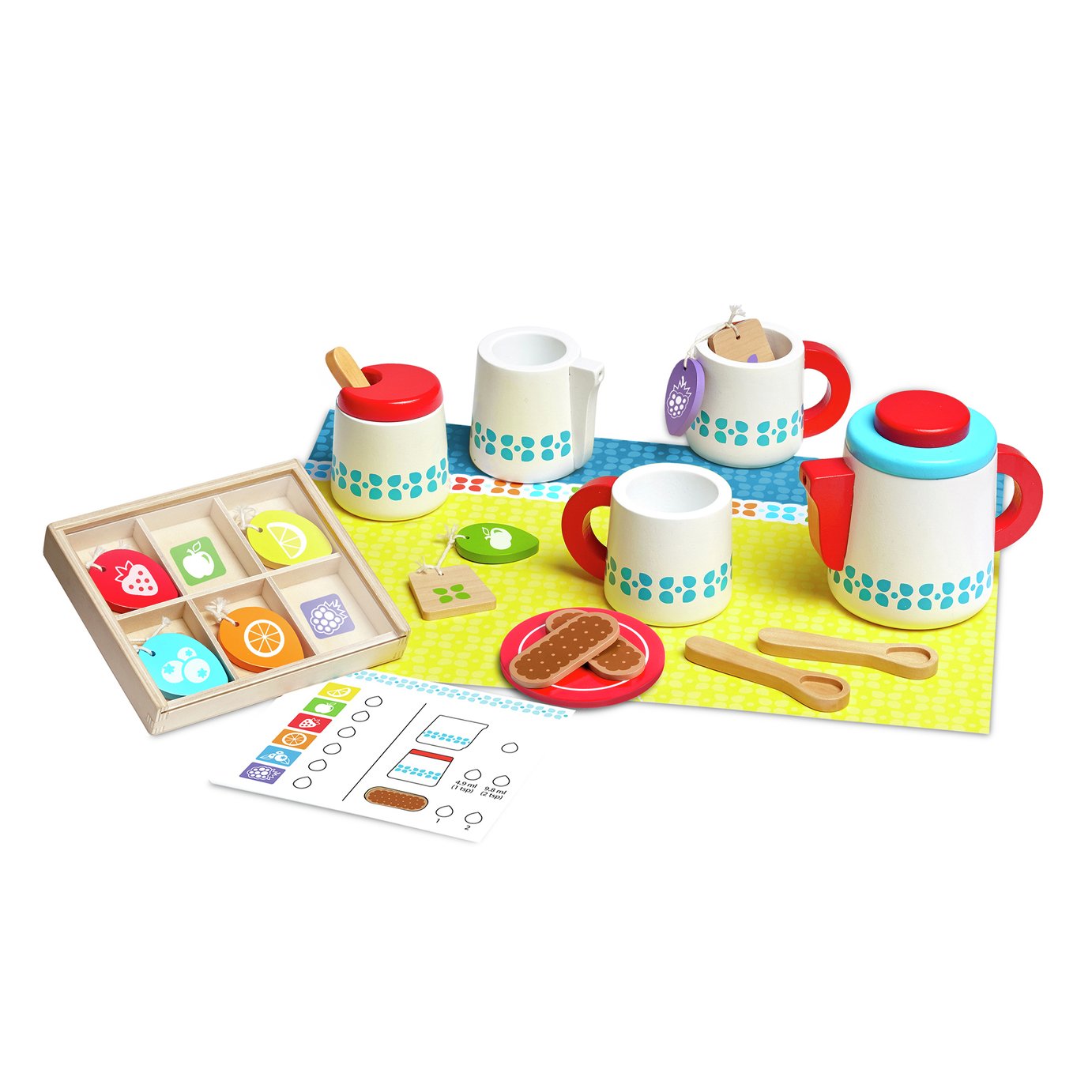 Melissa and Doug Wooden Tea Set