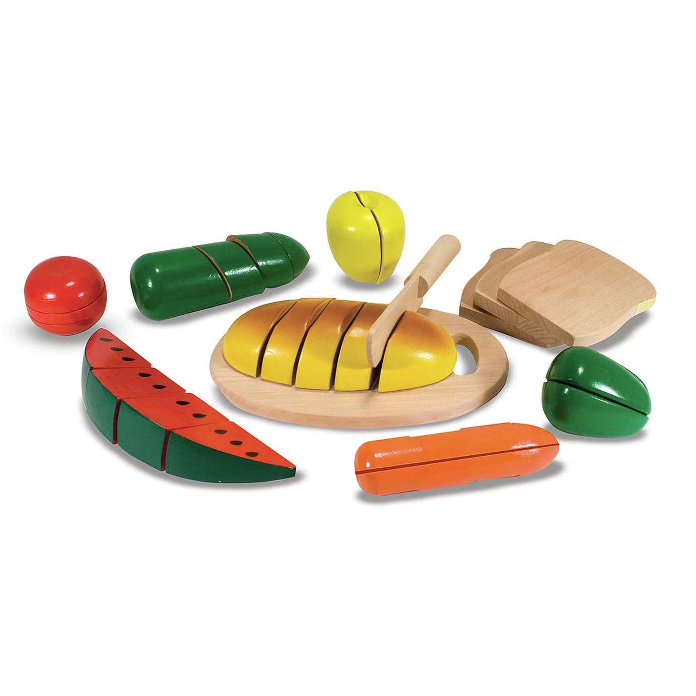 melissa and doug wooden fruit set