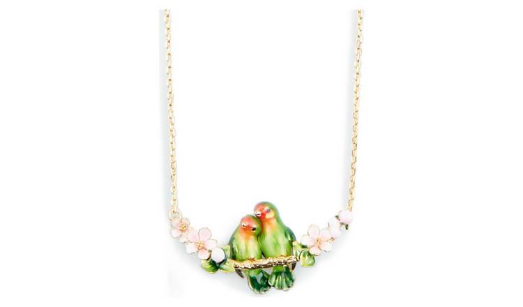 Lovebird necklace sales