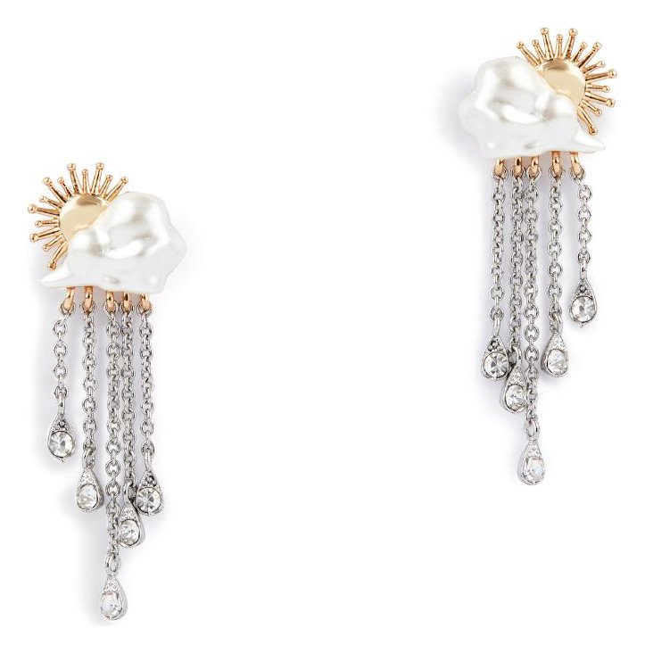 Silver Argos Pearl Drop Earrings Drop Earrings Clear Earrings