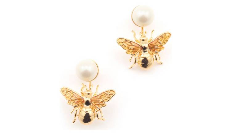 Gold drop hot sale earrings argos