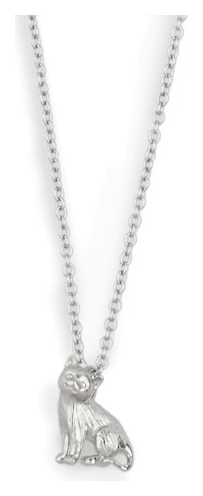 Bill Skinner Rhodium Plated Sterling Silver Pendant Necklace