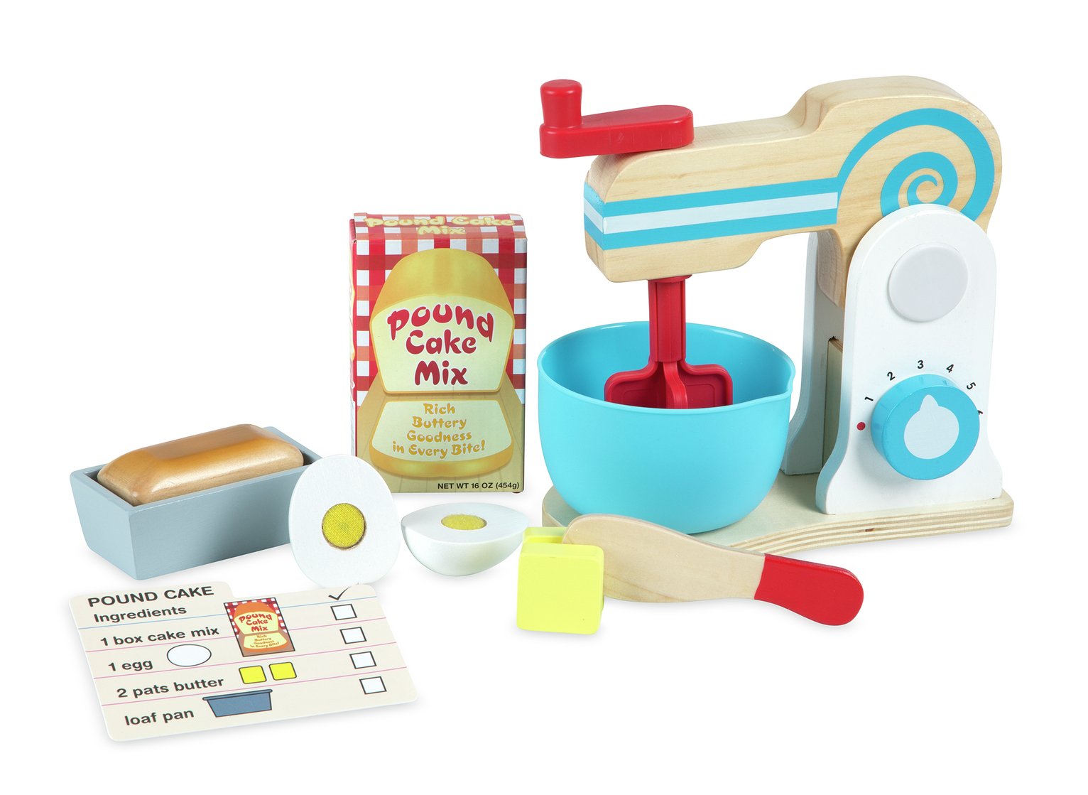 Melissa & Doug Wooden Make a Cake Mixer Set Review