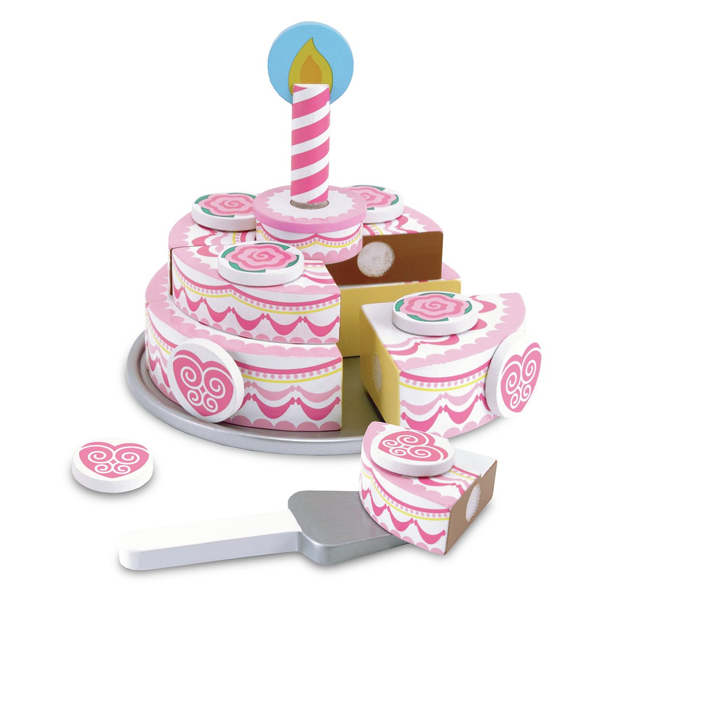 Melissa & Doug Wooden Triple Layer Party Cake