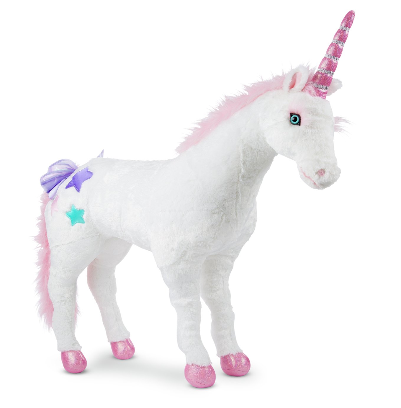 purple unicorn soft toy