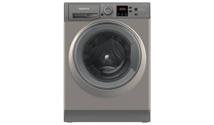 Hotpoint NSWM864CUKN 8KG 1600 Spin Washing Machine Graphite