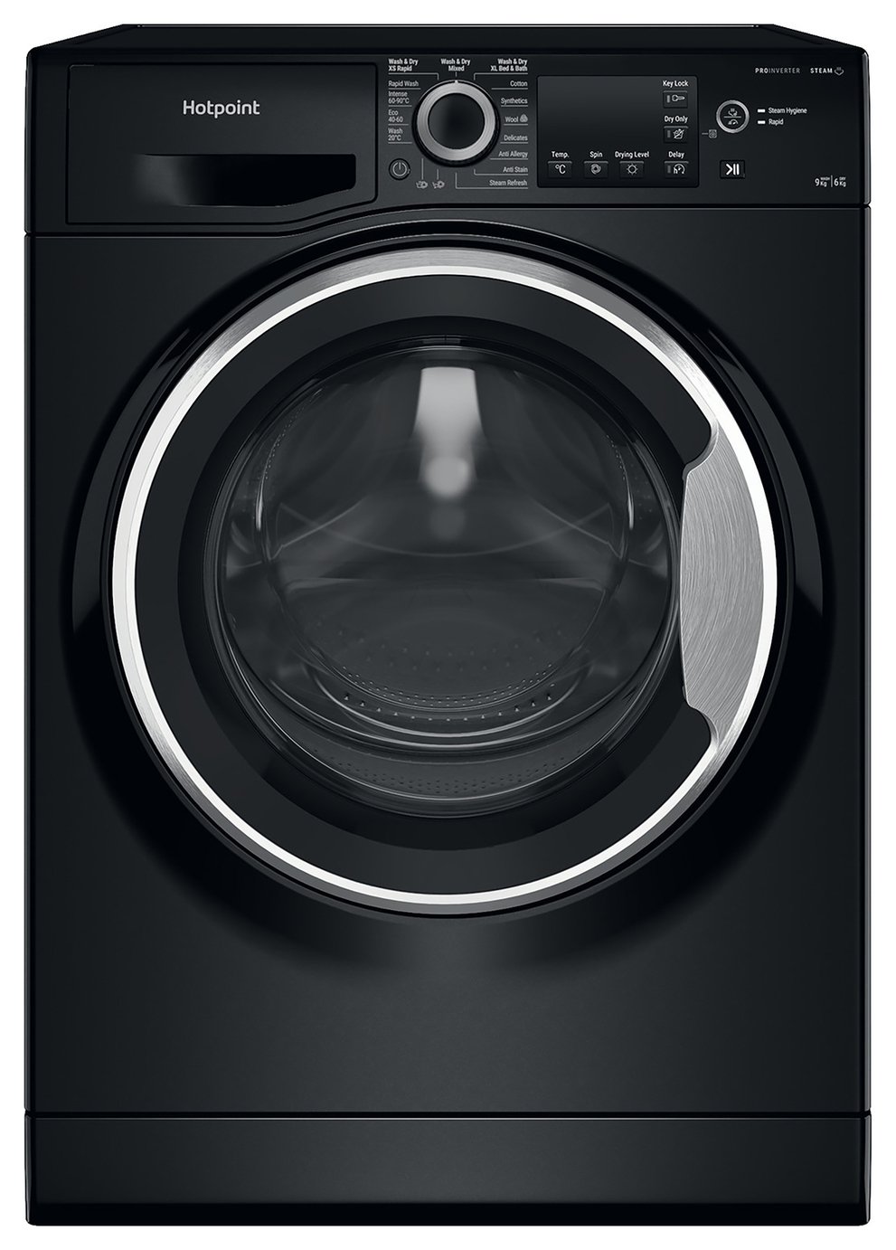 Hotpoint NDB9635UK 9KG/6KG 1400 Spin Washer Dryer - Black