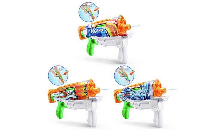 ZURU X-Shot Water Fast-Fill Skins Hyperload Water Blaster