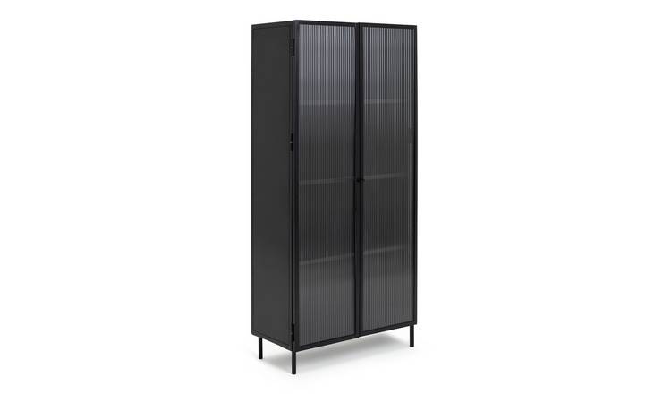 Black 2 deals door storage cabinet