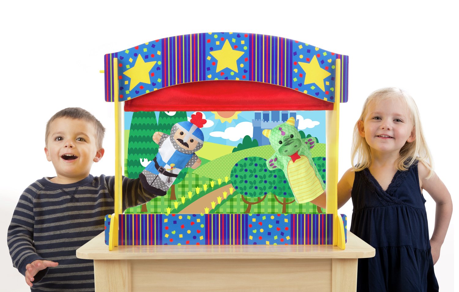 melissa and doug tabletop puppet theater