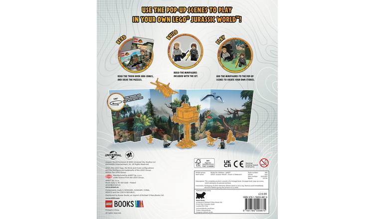 Jurassic world 2024 lego book