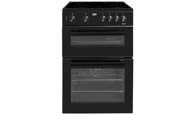 Beko KTC611K 60cm Single Electric Cooker - Black