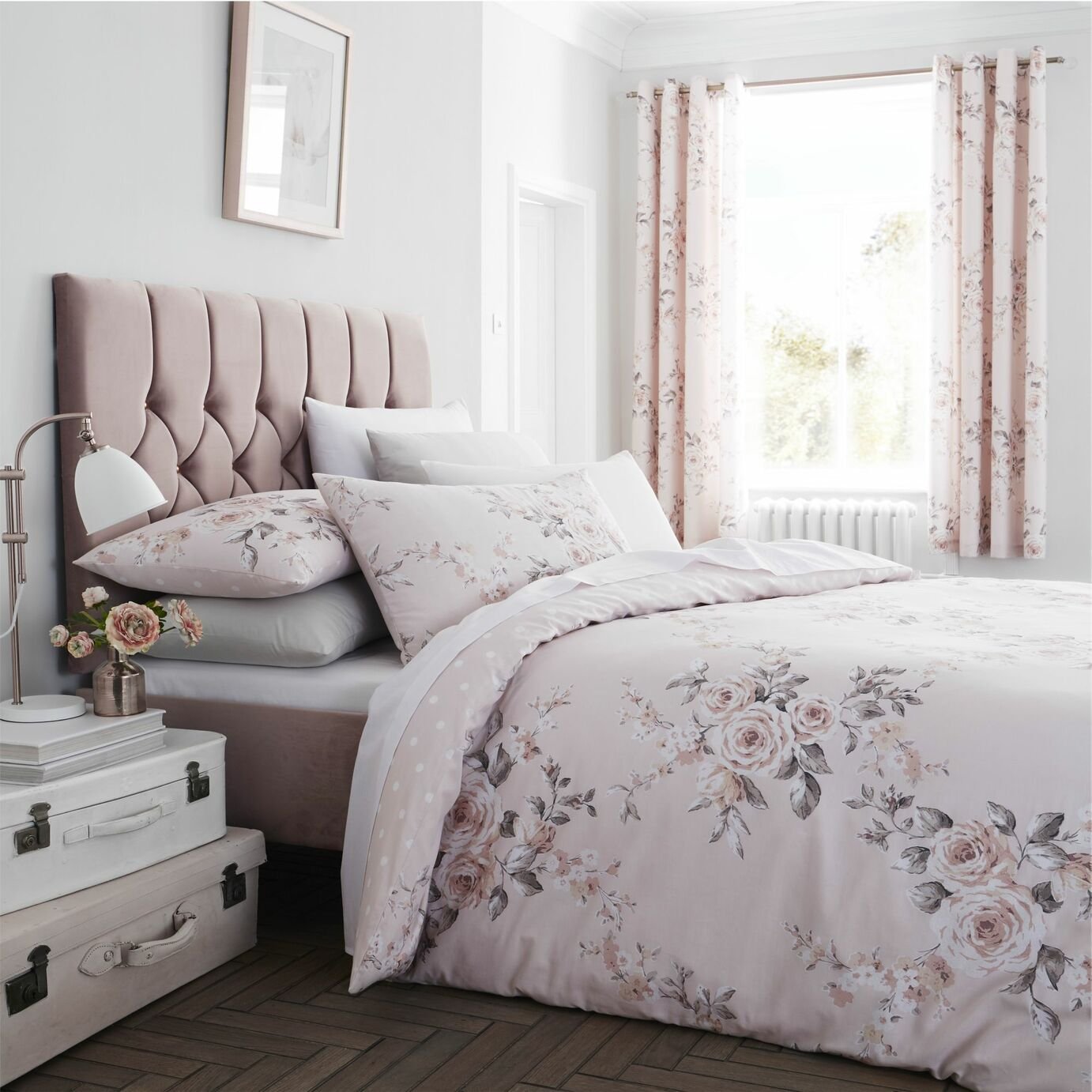 Catherine Lansfield Blush Canterbury Bedding Set Review