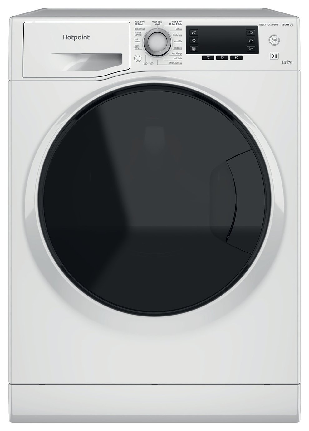 Hotpoint NDD9725DAUK 9/7KG 1600 Spin Washer Dryer  - White