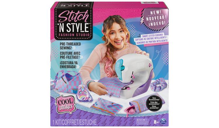 Cool Maker Stitch ‘N Style Fashion Studio, Pre-Threaded Sewing Machine