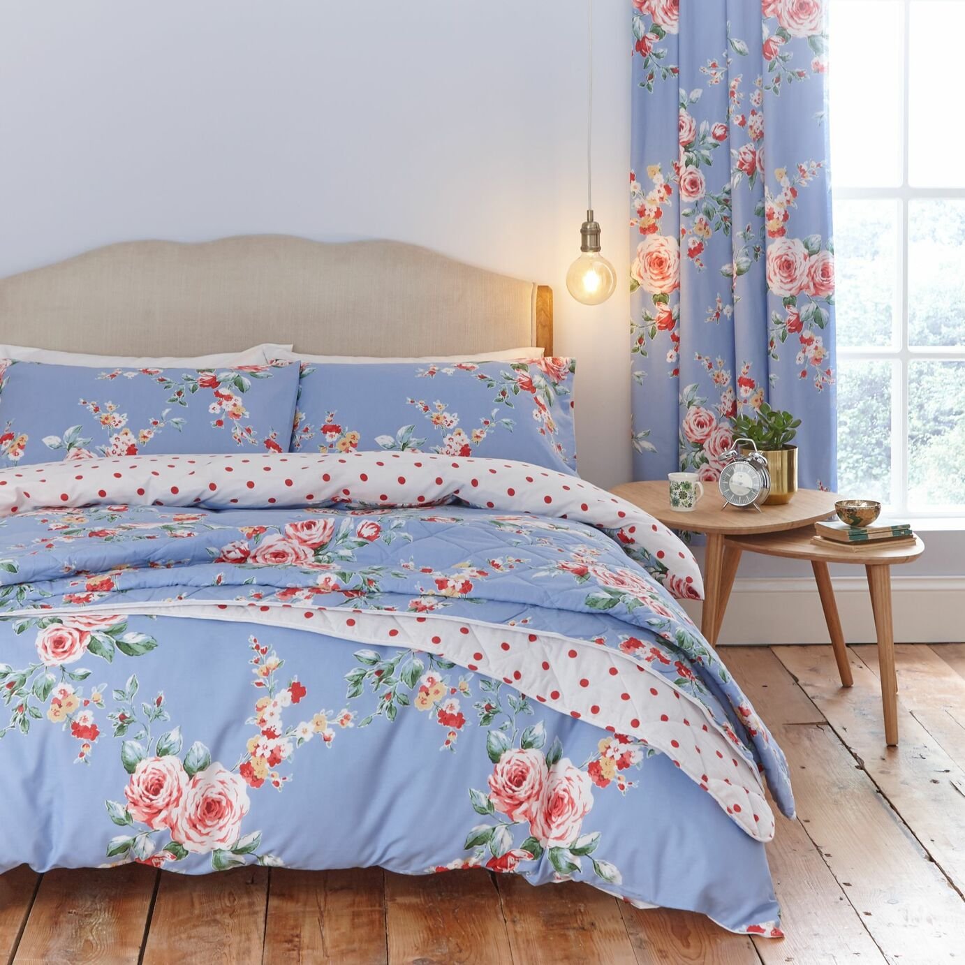 Catherine Lansfield Blue Canterbury Bedding Set Review