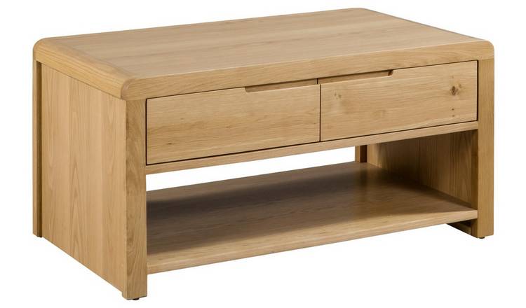 Argos pine on sale coffee table